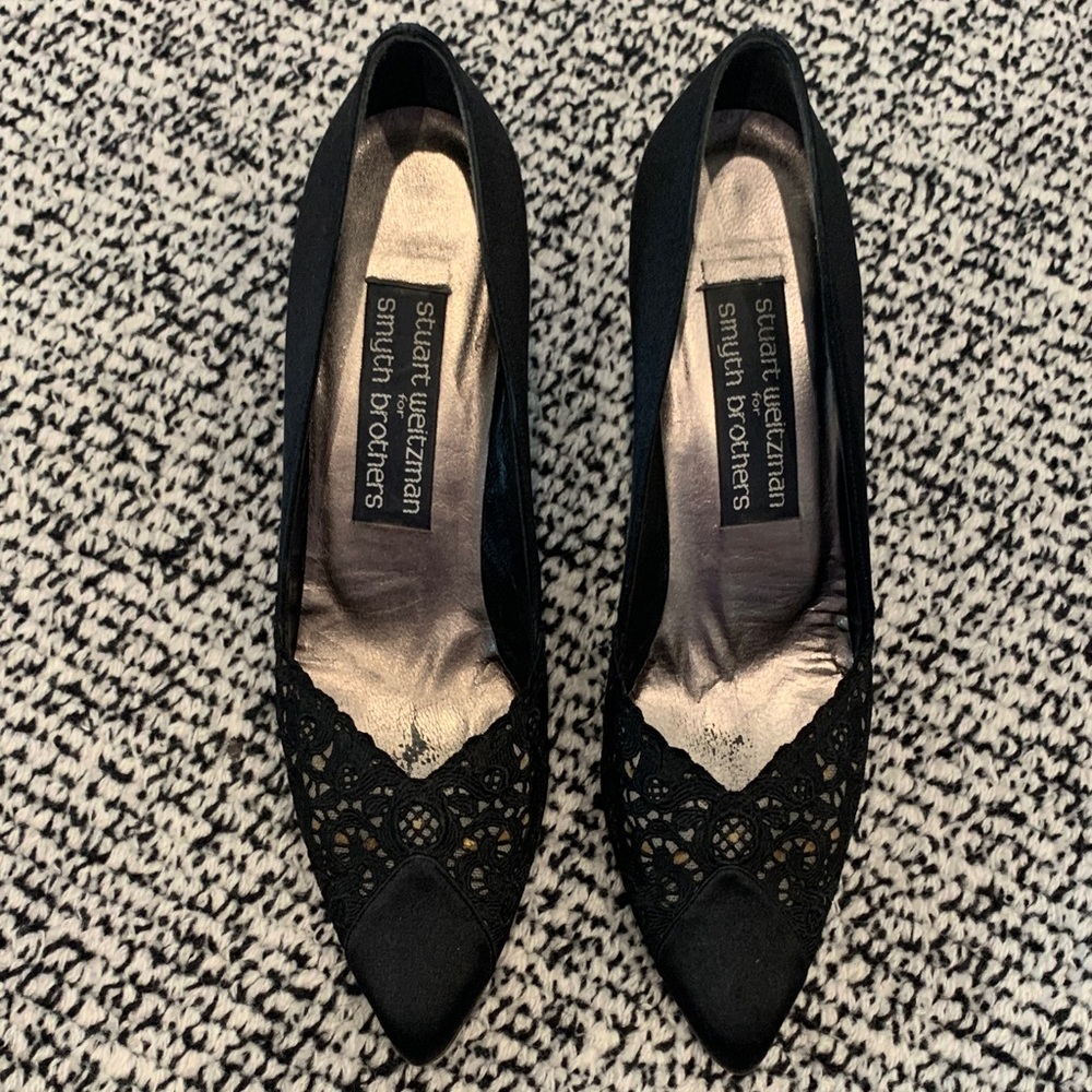 Stuart Weitzman Heel.  Size 7. Black